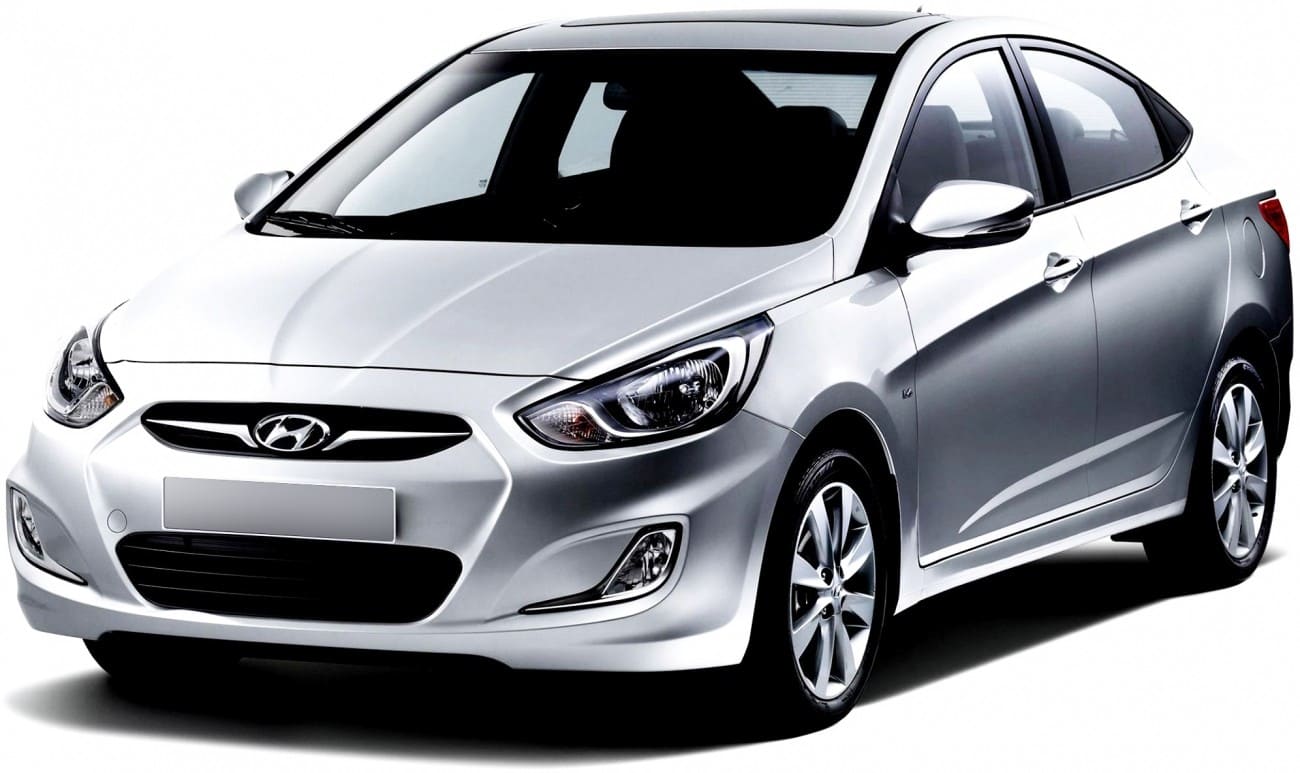 Замена лампы переднего указателя поворота на Hyundai Accent